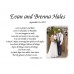 8 1/2 x 11 Customized Scroll Plaque